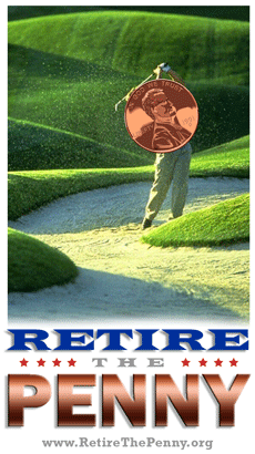 retire the penny